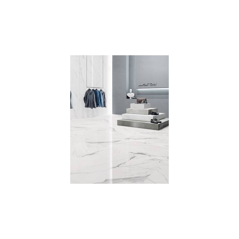 PURITY OF MARBLE STATUARIO LUX 150-2PZ 75X150 RECTIFIED - Ceramiche Supergres STX5 CERAMICHE SUPERGRES - 1
