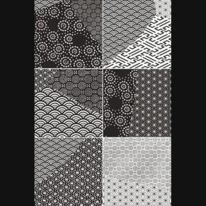 KINTSUGI JAPAN MIX B&W  20,13X20,13 POLISHED FIORANESE CERAMICHE - 1