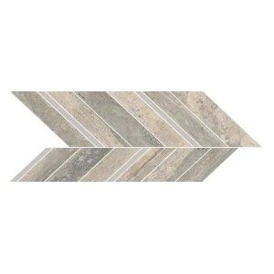 MYSTONE TRAVERTINO SILVER MOSAICO FRECCIA 19,8X52,1  cm - Marazzi M9Q6