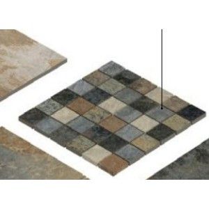 BALI POLYCHROME Mosaique 5X5 Naturel Ajustee  - Coem  0BAMS5R COEM - 1