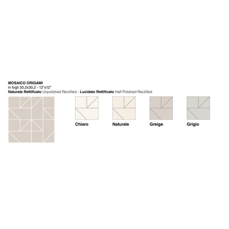 MADRE NATURA  CHIARO ORIGAMI 30x30 Ajustee  - Coem  NN1MS1R COEM - 1