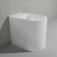 WC Back to Wall  S/P  ASTRA goclean BLANC + Siège de toilette - Ceramica Flaminia AS117G+ASCW05