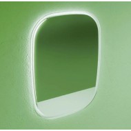 Miroir réversible FLAG 52 avec bord rodé transparent et éclairage LED FLAMINIA CERAMICA FLAMINIA - 1