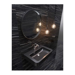  Mirror MADRE with LED Light and Mat White or Mat Black Frame. CERAMICA FLAMINIA