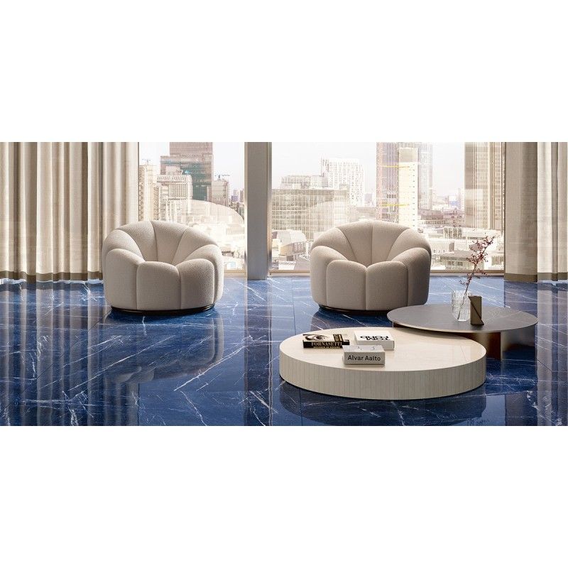 MAXIMUM MARMI Divine Blue  lucidato Rettificato 150X150 - GRANITI FIANDRE MML26361515 GRANITI FIANDRE - 1