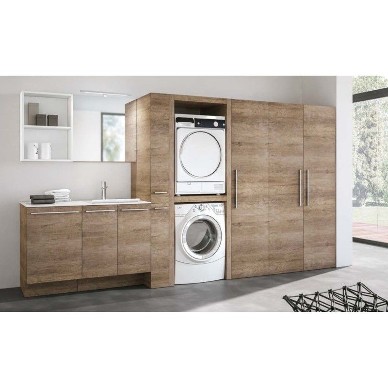 Unité de lavage h200xl 365xp65 cm Composition 405 Sherwood Tabacco 12  Hafro - Geromin