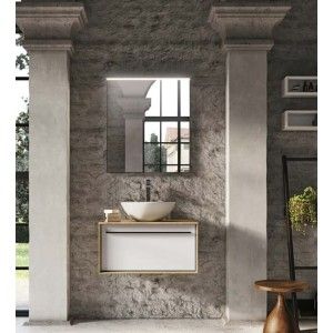 Suite Mobile Bagno H200xL74,2xP52,5 cm Composizione SUI 04 - Hafro - Geromin HAFRO-GEROMIN - 2