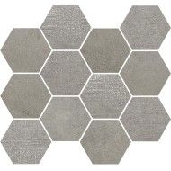 LOFT TAUPE MOSAICO ESAGONA  35x30,3 -  J89343 Ceramiche Rondine CERAMICA RONDINE - 1