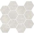 LOFT WHITE MOSAIQUE ESAGONA  35x30,3 -  J89344 Ceramiche Rondine CERAMICA RONDINE - 1