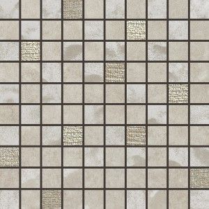 PIETRE DI FIUME BEIGE MOSAICO MIX  30x30 -  J86880 Ceramiche Rondine CERAMICA RONDINE - 1
