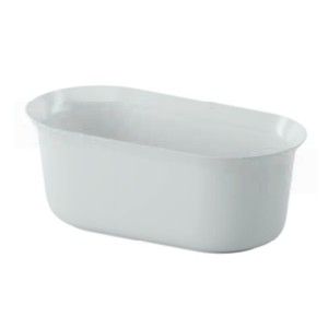 ARTCERAM PETITE FREESTANDING LIVINGTEC BATHTUB WITH BATH COVER INCLUDED