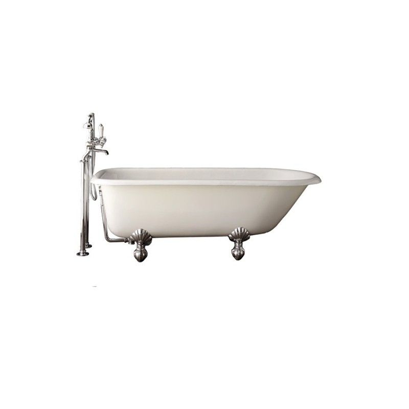 Kensington 154 Cast iron bathtub 154LxH60xD78 with Eagle foot 2 DEVON&DEVON - 1