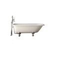 Kensington 154 Cast iron bathtub 154LxH60xD78 with Eagle foot 2 DEVON&DEVON - 1
