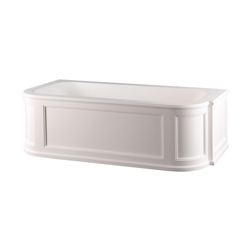 President Sx Baignoire d'angle gauche en blanc white tec 181LxH56xP84.5 DEVON&DEVON - 1