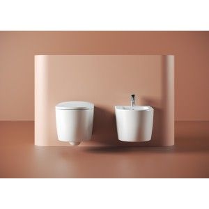 ARTCERAM MONET WALL-HUNG WC RIMLESS + FIXING KIT