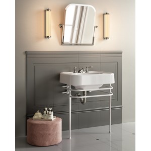 Single Memphis Console for Basin blues L71xH88,3xD56,5 with legs finish White DEVON&DEVON - 1
