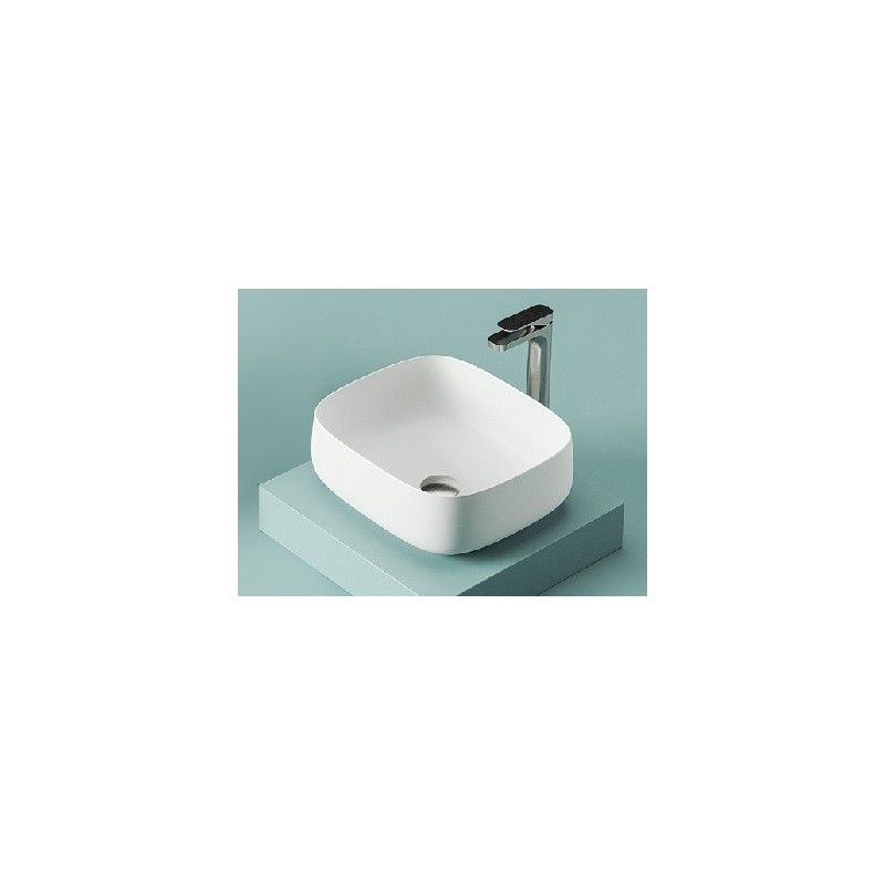 Lavabo Appoggio   COGNAC QUADRO 46  Artceram