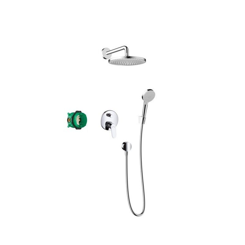 Crometta S  Sistema Doccia  240 1 jet con Miscelatore  Monocomando Hansgrohe 