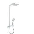 HANSGROHE RAINDANCE E Showerpipe 360 ​​​​1 jet avec tablette de douche Select 300 HANSGROHE