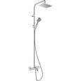 Hansgrohe VERNIS SHAPE Showerpipe 230 1jet avec bain thermostatique Hansgrohe CHROME