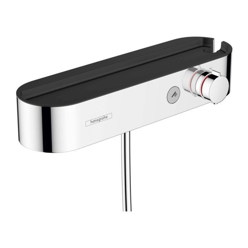 Tablette de douche SELECT Mitigeur thermostatique de douche 400 pour Hansgrohe chromé apparent