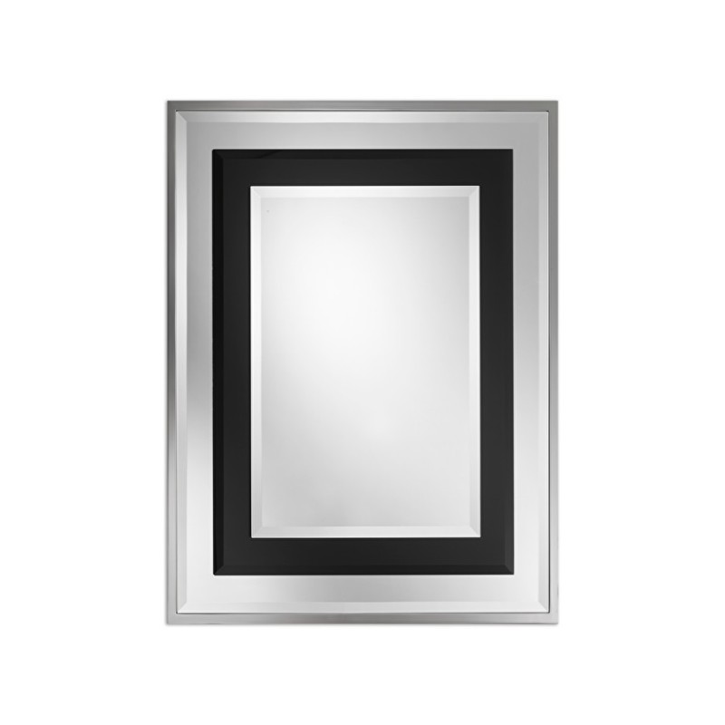 Frame Mirrors Venice Spiegel in Überlappung von farbigem Glas und verspiegeltem Glas L76xH96xT4,5 DEVON&DEVON - 1