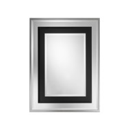 Frame Mirrors Venice Spiegel in Überlappung von farbigem Glas und verspiegeltem Glas L76xH96xT4,5 DEVON&DEVON - 1