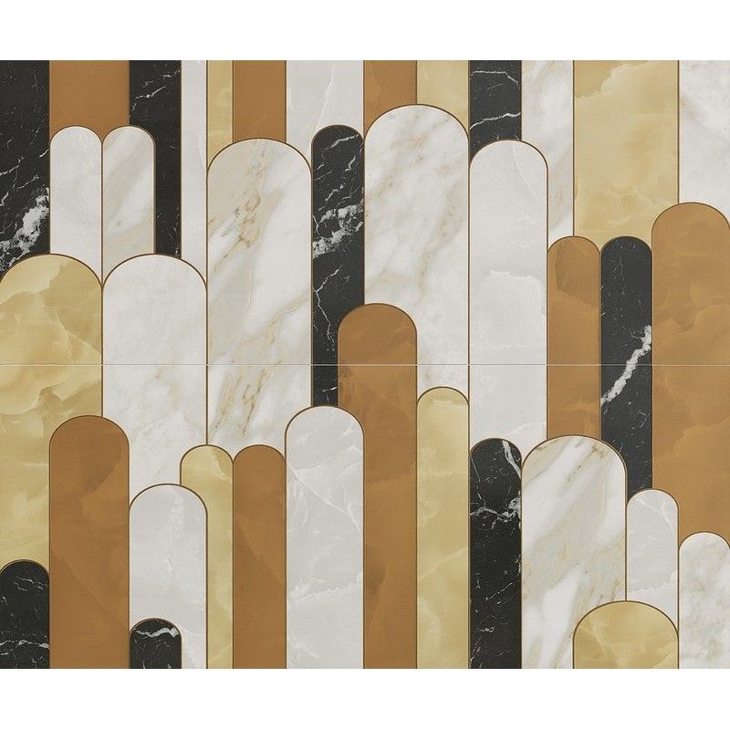 ROMA GOLD 50X120 ARCHS INSERTO MIX 2 RECTIFIED - fQMV Fap Ceramiche FAP CERAMICHE - 1