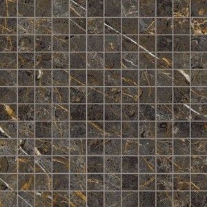 AESTHETICA MARRONE GRIGIO Mosaico 30x30 Liscio  Rettificato  - LA FAENZA MK.AE GOL6 LP_M LA FAENZA - 1