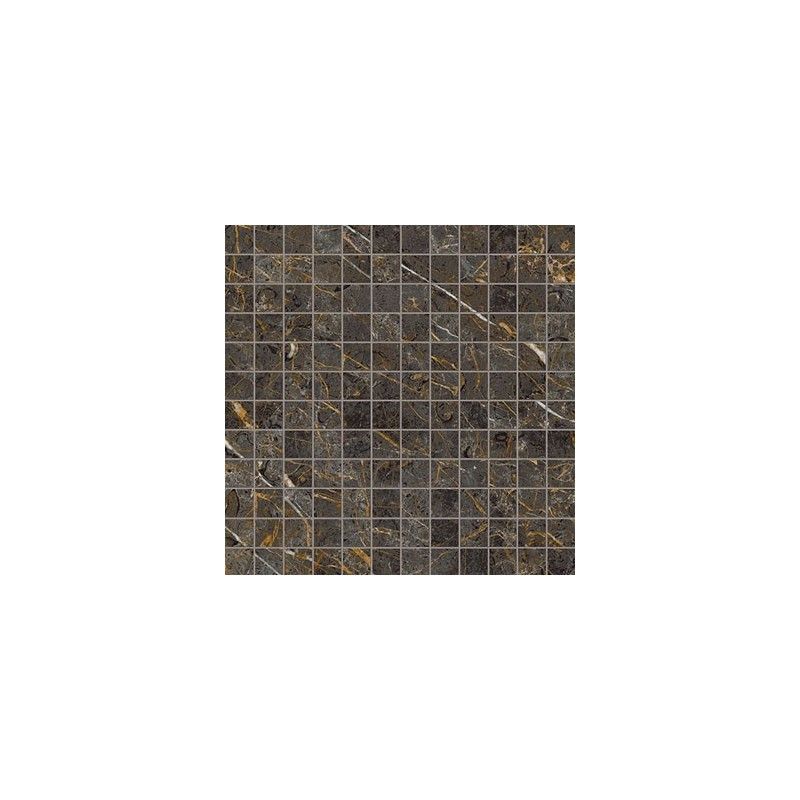 AESTHETICA MARRONE GRIGIO Mosaico 30x30  Naturale  - LA FAENZA MK.AE GOL6 30 LA FAENZA - 1