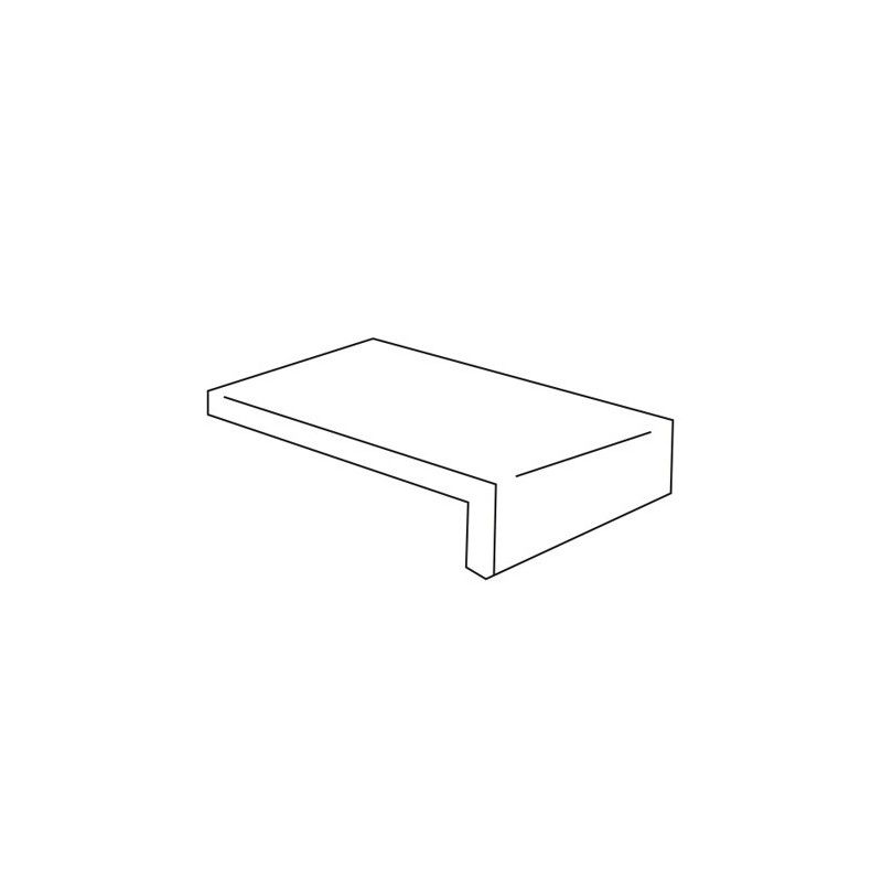 TRAIL18 Elemento a Elle  20x30x4 Rosso Strutturato - Ceramica d'Imola PORF MIX18 E23 CERAMICA D'IMOLA - 1