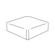 TRAIL18 Elemento a Elle  20x20x4 Rosso Strutturato - Ceramica d'Imola PORF MIX18 AE20 CERAMICA D'IMOLA - 1