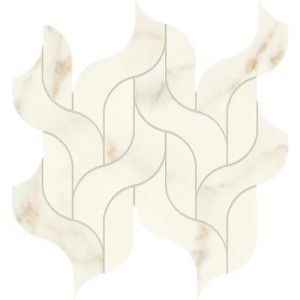 Marvel X Calacatta Apuano Mosaico Waterfall Lappato 30,5x27,7 - Atlas Concorde AF8R CERAMICHE ATLAS CONCORDE - 1