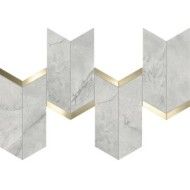 Marvel X Grey Cloud  Mosaic Chevron Gelaeppt 19,2x46,3 - Atlas Concorde AF8Z CERAMICHE ATLAS CONCORDE - 1