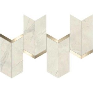 Marvel X Calacatta Perla Mosaico Chevron Lappato 19,2x46,3 - Atlas Concorde AF8Y CERAMICHE ATLAS CONCORDE - 1