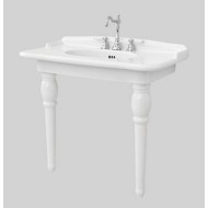 ARTCERAM HERMITAGE CONSOLLE 92 1 HOLE WITH ARRANGEMENT FOR 3 HOLES HEL005 ARTCERAM - 2