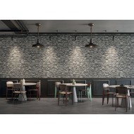 BRICK UP BRECCIA ANTRACITE 16X40 - Novabell BKP240 NOVABELL - 1