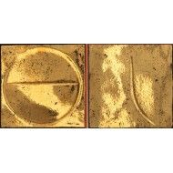 BOTTEGA D ARTE  motivi oro lucido nero 15X15 - Iris Ceramica 511044 IRIS CERAMICA - 1