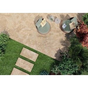 PERCORSI FRAME TRAVERTINO BEIGE 60X60 THICKNESS 20 MM  - CERAMICHE KEOPE  GJ5W CERAMICHE  KEOPE  - 1