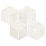 PRESTIGIO TRAVERTINO BIANCO SOFT MOSAIK CUBE REKTIFIZIERT  30,4x35,2 - REFIN  OO34 REFIN - 1