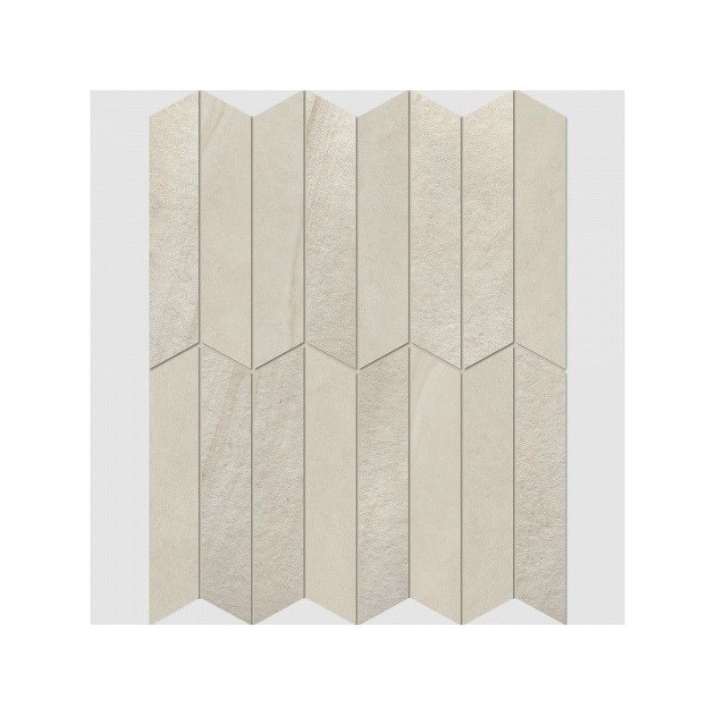 SUBLIME GREY PLISSE' MOSAIK MIX REKTIFIZIERT  28X36 - REFIN  OU17 REFIN - 1