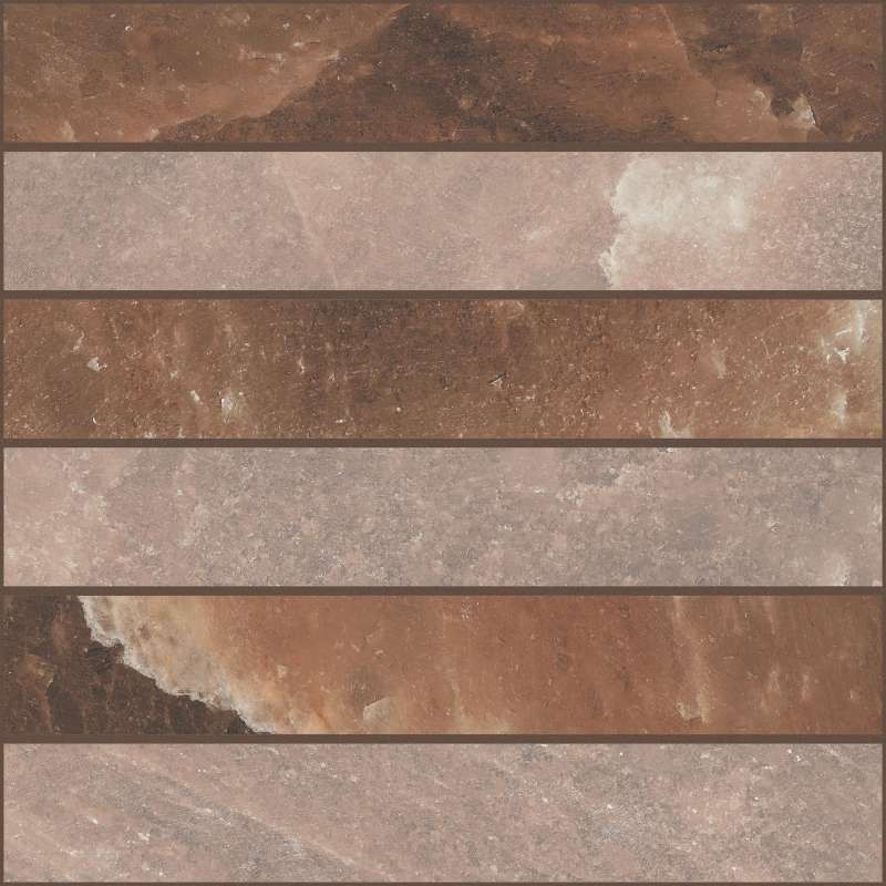 ROCK SALT HAWAIIAN RED MOSAIK 3D GLAENZEND 30X30 - Cerim 766741 FLORIM CONTEMPORARY DESIGN - 1