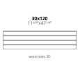WOODSLATE LIFE NUTMEG WOOD SLATS 3D 30X120 - Cerim 776744 FLORIM CONTEMPORARY DESIGN - 1