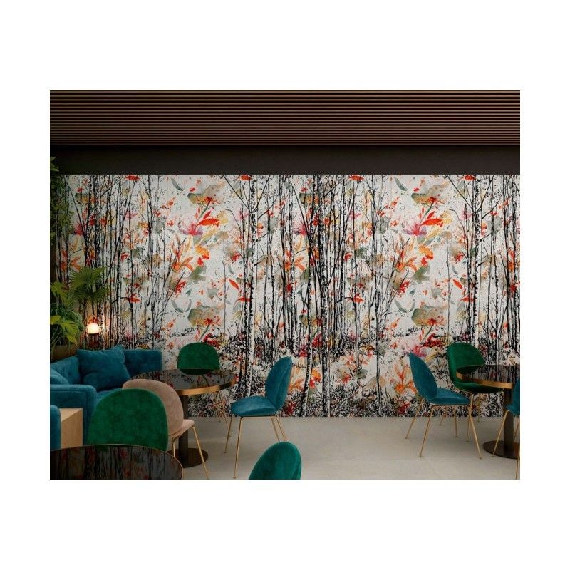 INSTINTO WHITE AUTUMN DECORO BL-B 119,3X260 - Apavisa APAVISA - 1