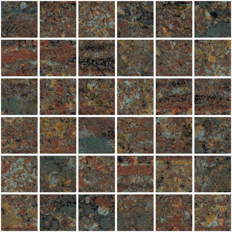 RUST GREEN NATURAL MOSAICO 5X5 29,75X29,75/ - Apavisa APAVISA - 1