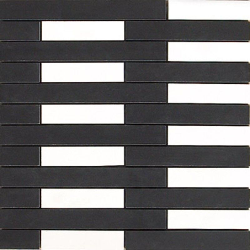 SPECTRUM BLACK SATIN MOSAIQUE LINK 29,75X29,75 - Apavisa APAVISA - 1