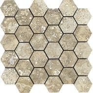 IMPERIAL 28X29 ESAGONA (5X5) TIVOLI NATURALE  RETTIFICATO  - LA FABBRICA 155324 LA FABBRICA - 1