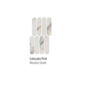 CHARM EXPERIENCE CALACATTA PINK MOSAIK OVALI GELAEPPT  19,5X37 - ITALGRANITI CH01MOVL ITALGRANITI GROUP - 1