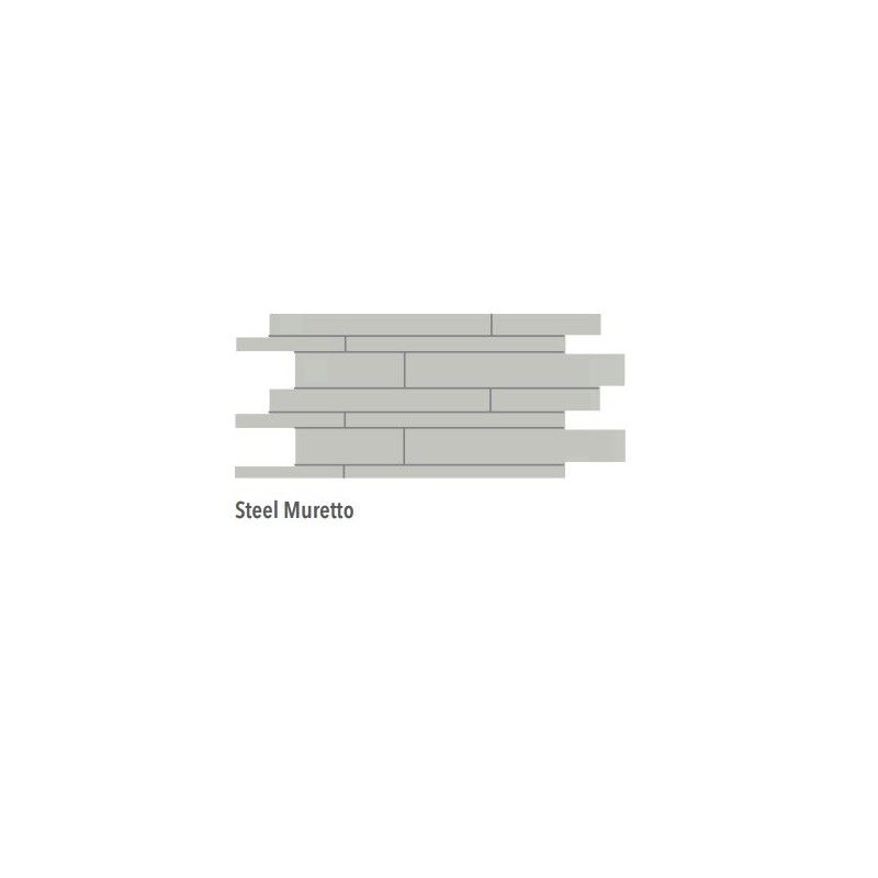 METALINE STEEL MURETTO 30X60 - ITALGRANITI ML01MB ITALGRANITI GROUP - 1