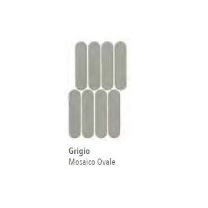 NUANCES GRIGIO MOSAICO OVALE 19,5X37 - ITALGRANITI NU02MOV ITALGRANITI GROUP - 1